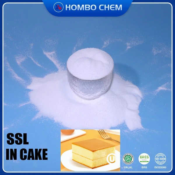 Food Grade Ssl Sodium Stearoyl Lactylate CAS 25383-99-7 in Meat Processing E481